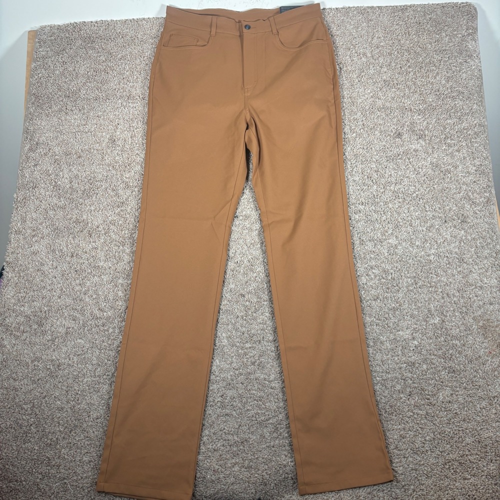 Callaway Mens EverSpan Performance 5-Pocket Golf Pants Brown 36x36 NEW